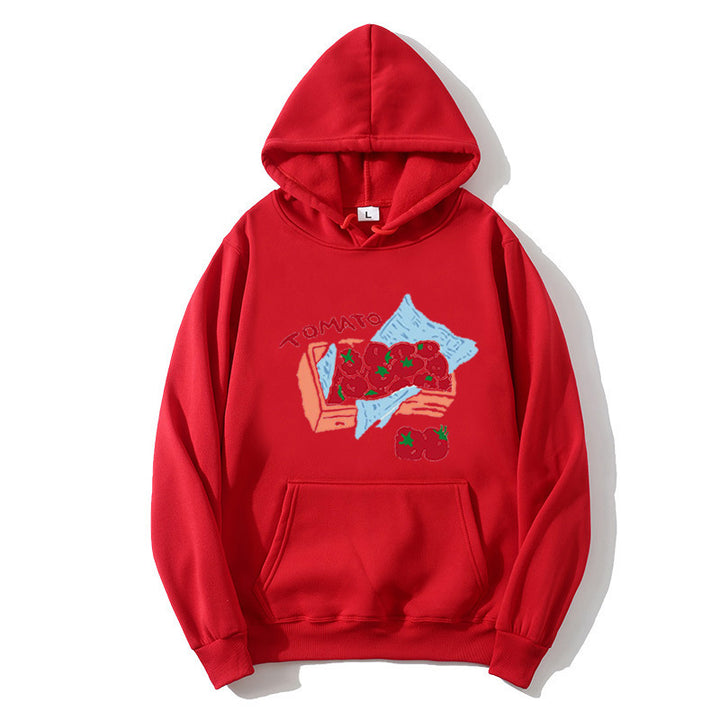 Women's hoodie with creative vegetable motif Lisslune