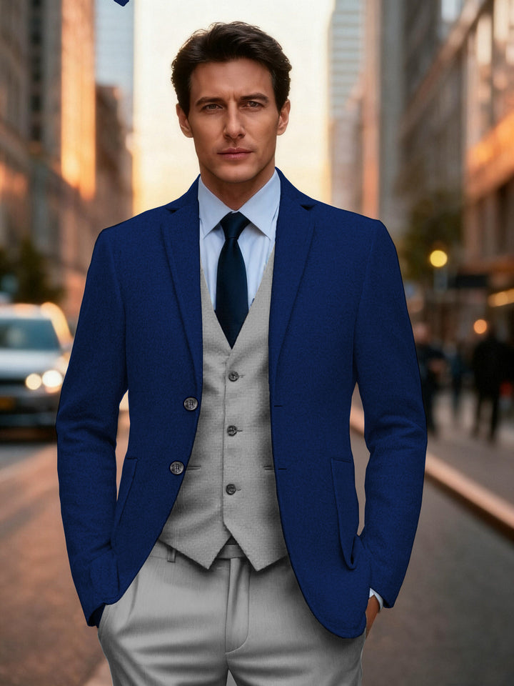 Men's classic single-breasted blazer Lisslune