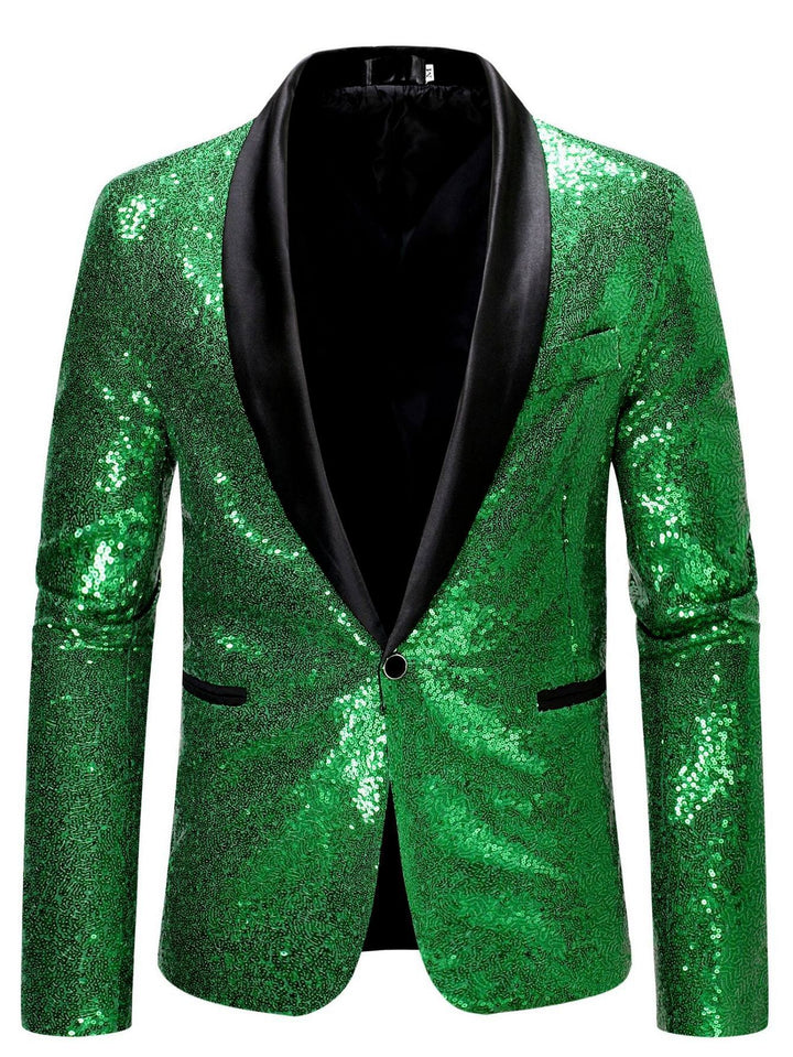 Men's glamorous sequin blazer Lisslune