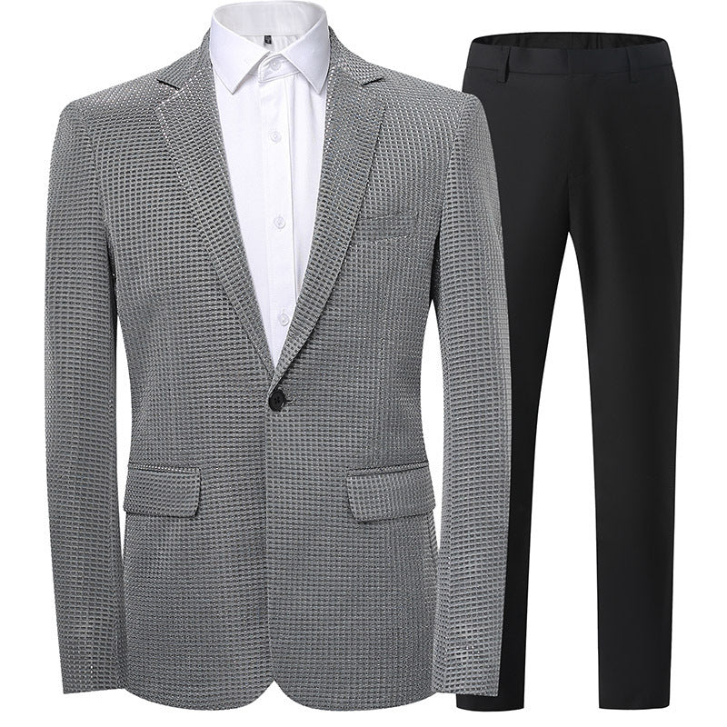 Men's festive and elegant sequin suit Lisslune