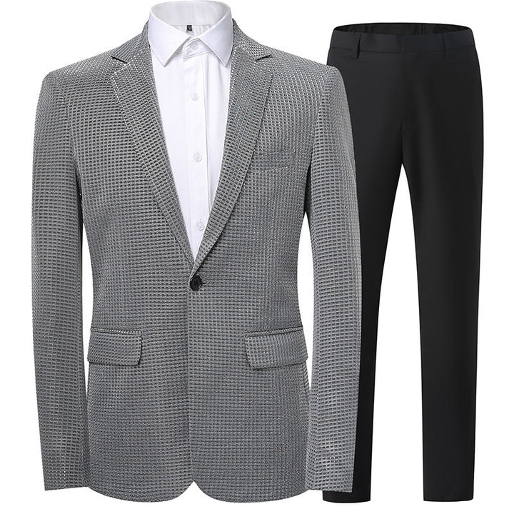 Men's festive and elegant sequin suit Lisslune