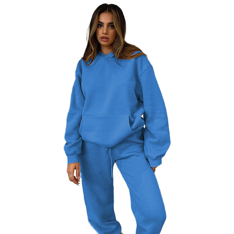 Women's comfortable hooded suit made of high-quality sweatshirt material Lisslune