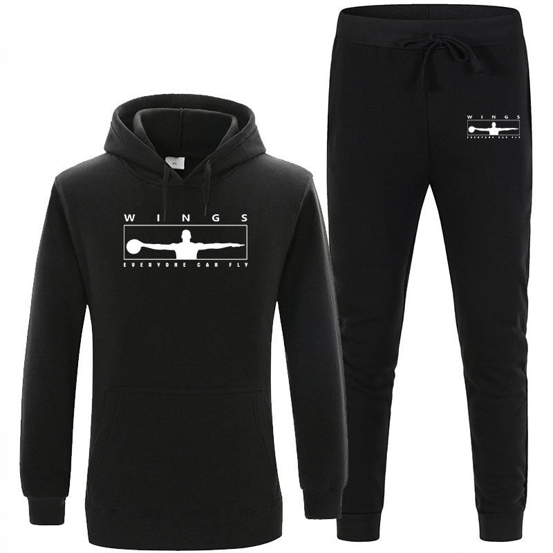 Women's jogging suit with modern logo and comfortable kangaroo pockets Lisslune