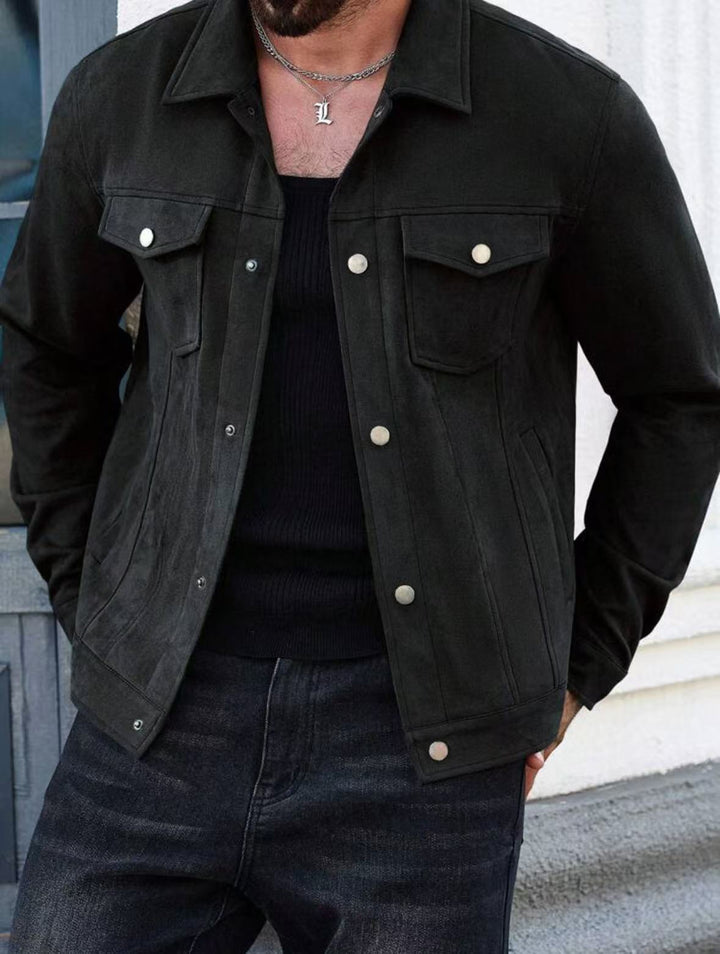 Men's Trendy and Comfortable Suede Jacket Lisslune
