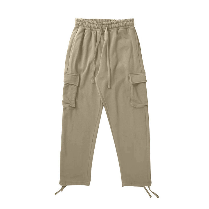 Men's cargo jogging pants with elastic waistband and practical side pockets Lisslune