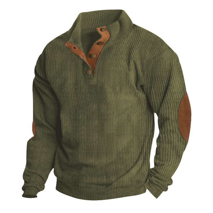 Men's structured sweater with contrast details Lisslune