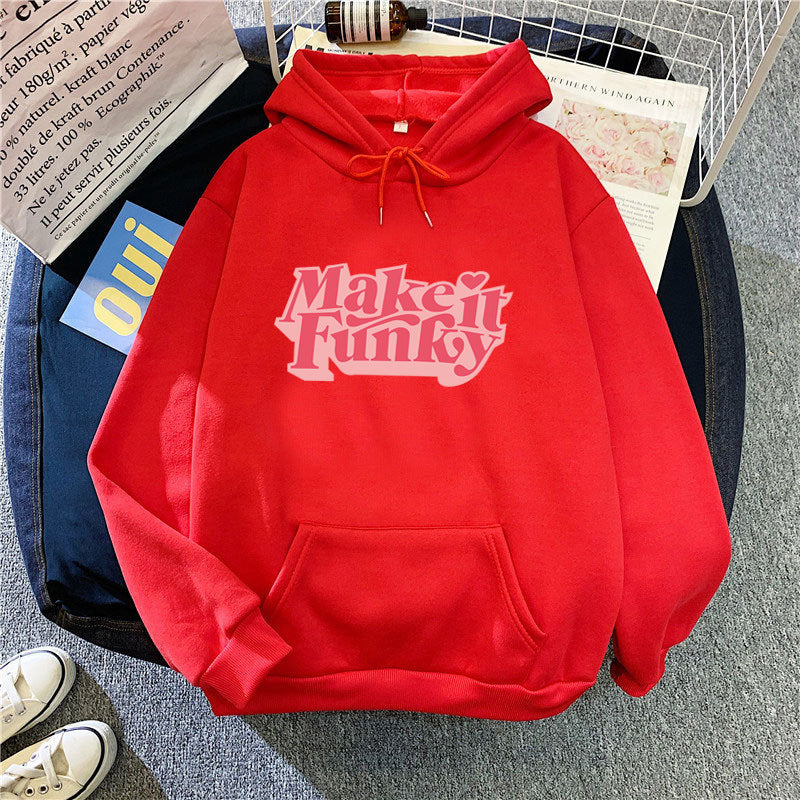 Women's hoodie with striking lettering Lisslune