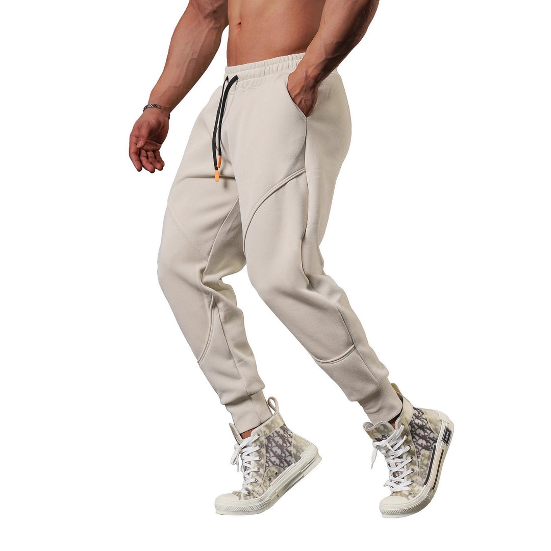 Men's sporty sweatpants with innovative cut and practical pockets Lisslune