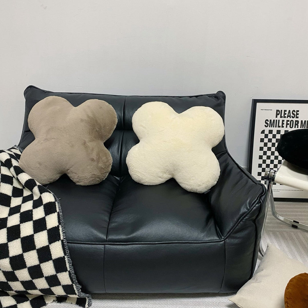 Rynx | Home Decoration Creative Art Cat Plush Toy Doll Art Flowers Cushion Office Student Seat Cushion Bay Window Floor Mat