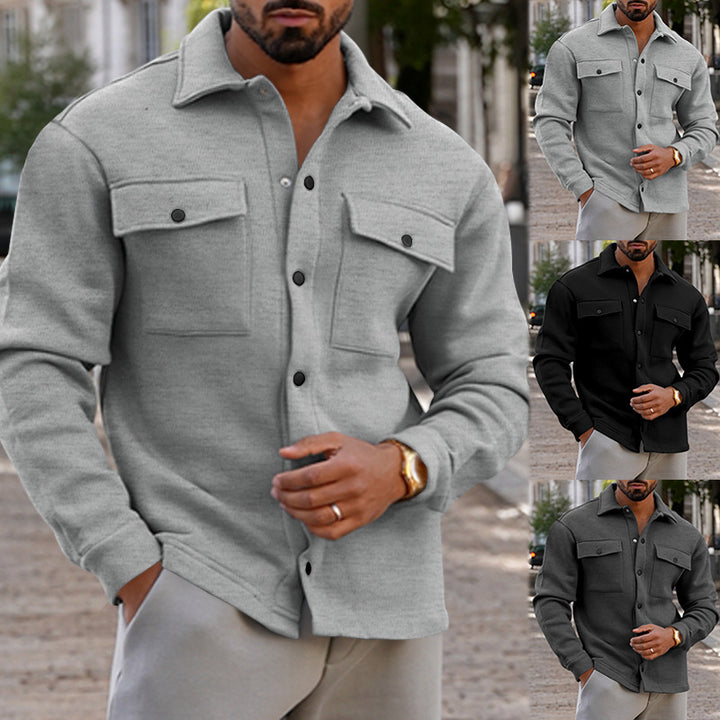 Men's functional jacket with practical pockets and modern cut Lisslune
