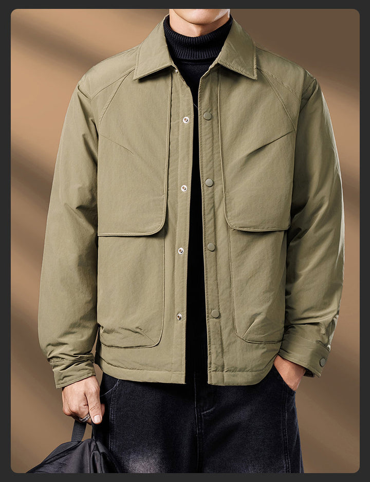 Men's Functional Leisure Jacket with Practical Pocket Design Lisslune