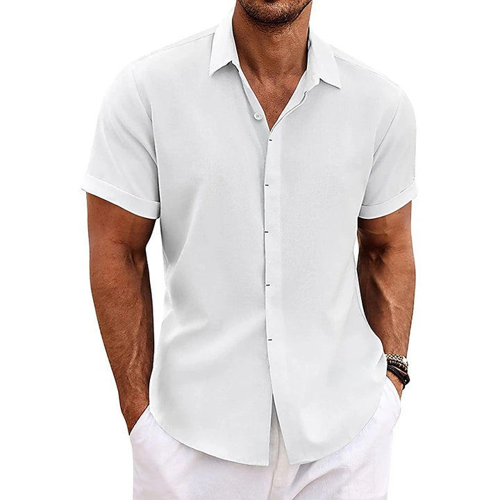 Men's Short Sleeve Shirt Lisslune