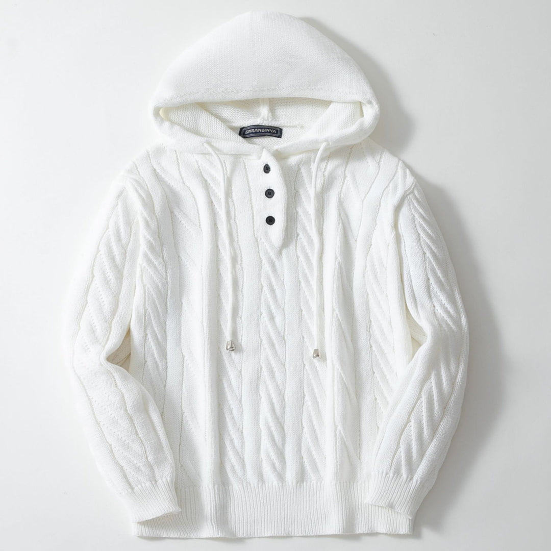 Men's Comfortable Knitted Hoodie Lisslune
