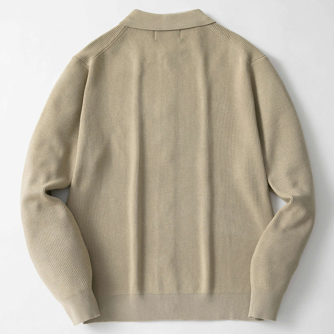 Men's cardigan with modern collar and high-quality buttons Lisslune