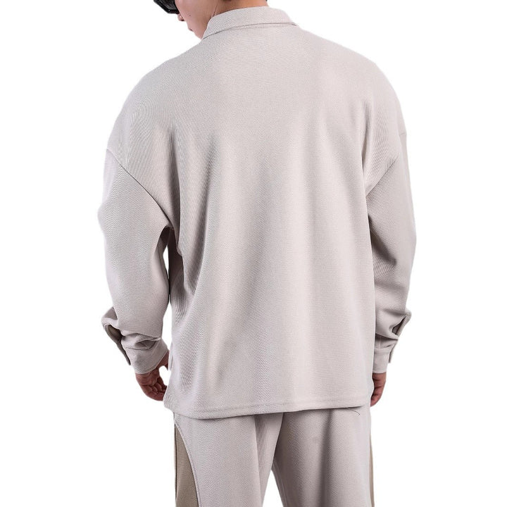 Men's long-sleeve shirt with innovative fabric and stylish cut Lisslune