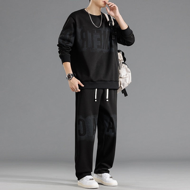 Men's Casual Sweatshirt-and-Pants Set Lisslune
