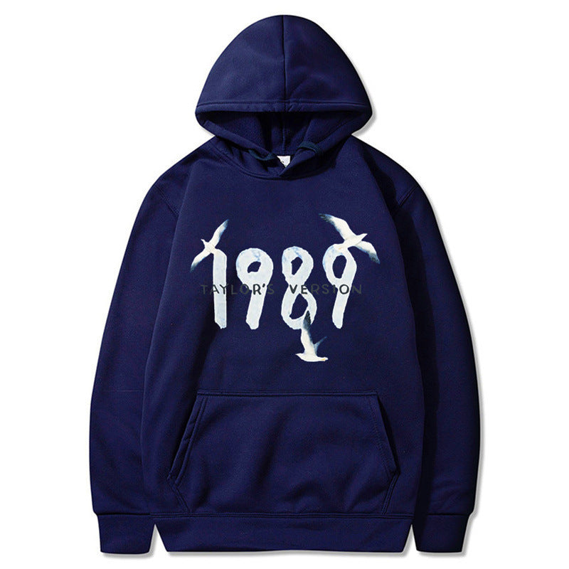 Women's hooded sweatshirt with creative bird design and high-quality cotton Lisslune