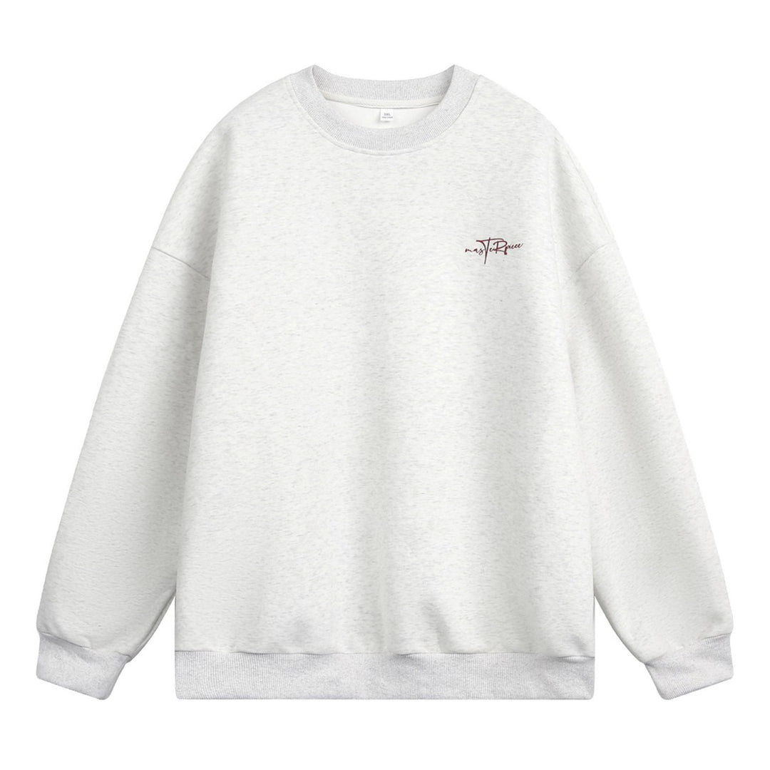 Women's casual sweatshirt made of high-quality cotton and featuring a modern print Lisslune