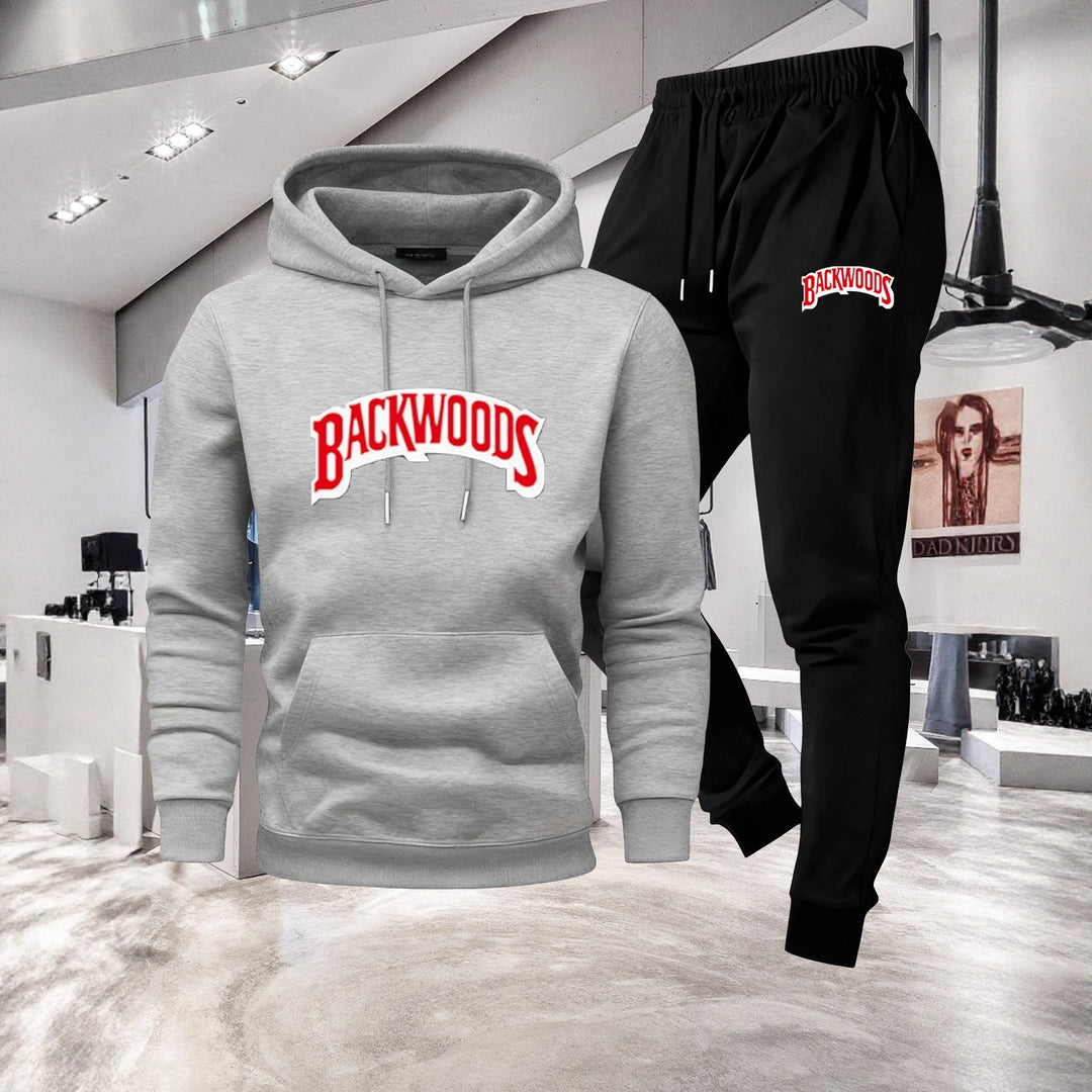 Ladies' hooded tracksuit with stylistic logo application Lisslune
