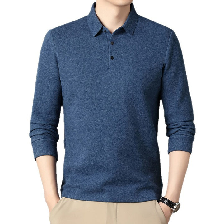 Men's Long Sleeve Polo Shirt Lisslune