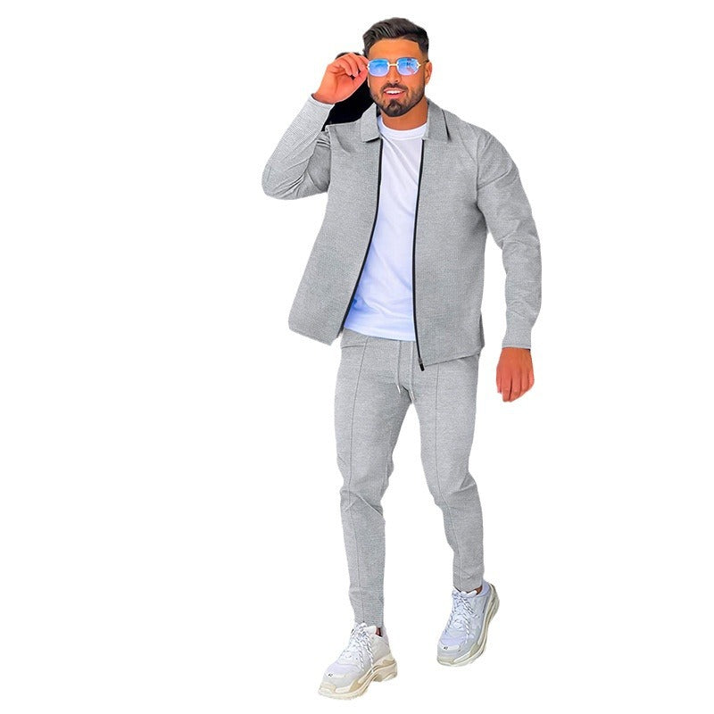 Men's Sporty Activewear Set with Functional Material Lisslune
