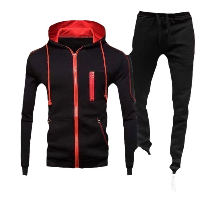Men's tracksuit with functional zippered pockets and breathable fabric Lisslune