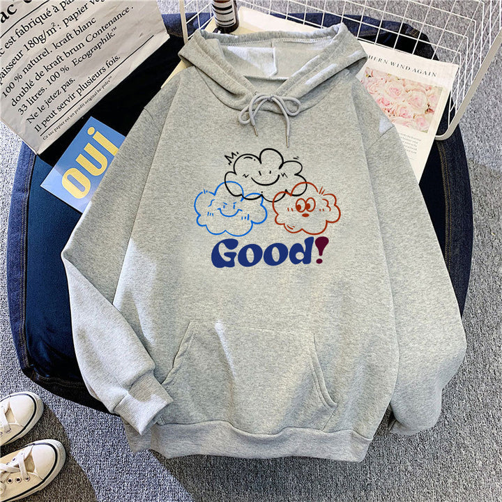 Women's hoodie with creative cartoon design and comfortable fit Lisslune
