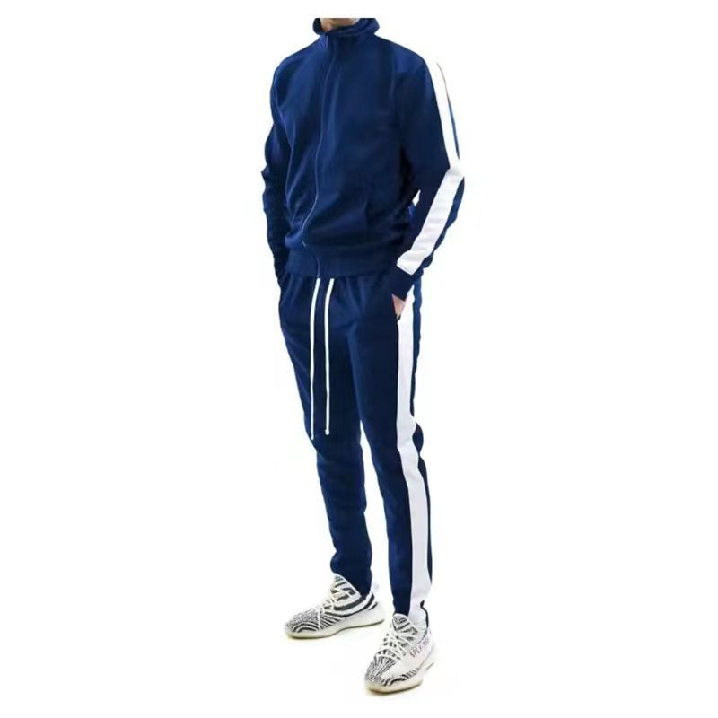 Men's sporty tracksuit with breathable properties and modern accents Lisslune