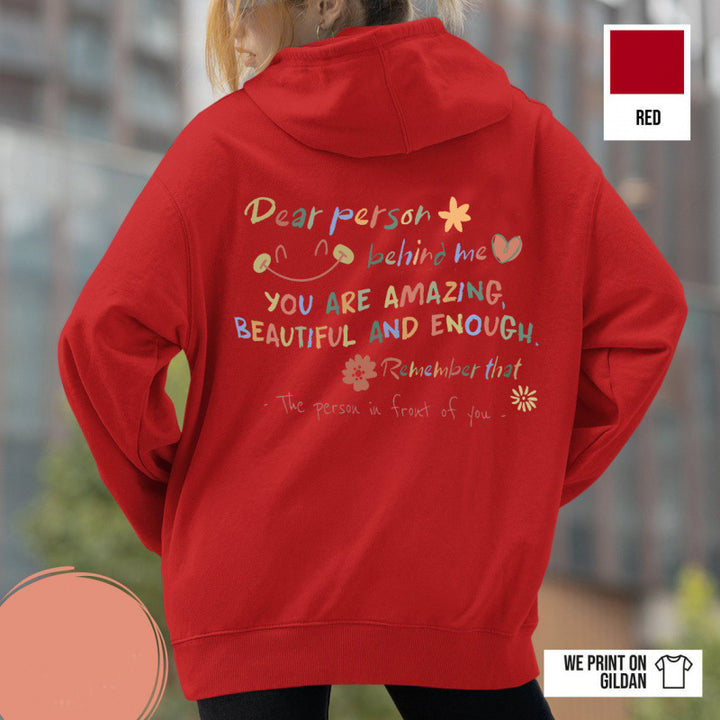 Women's Hooded Sweatshirt with Motivational Print and Comfortable Fit Lisslune