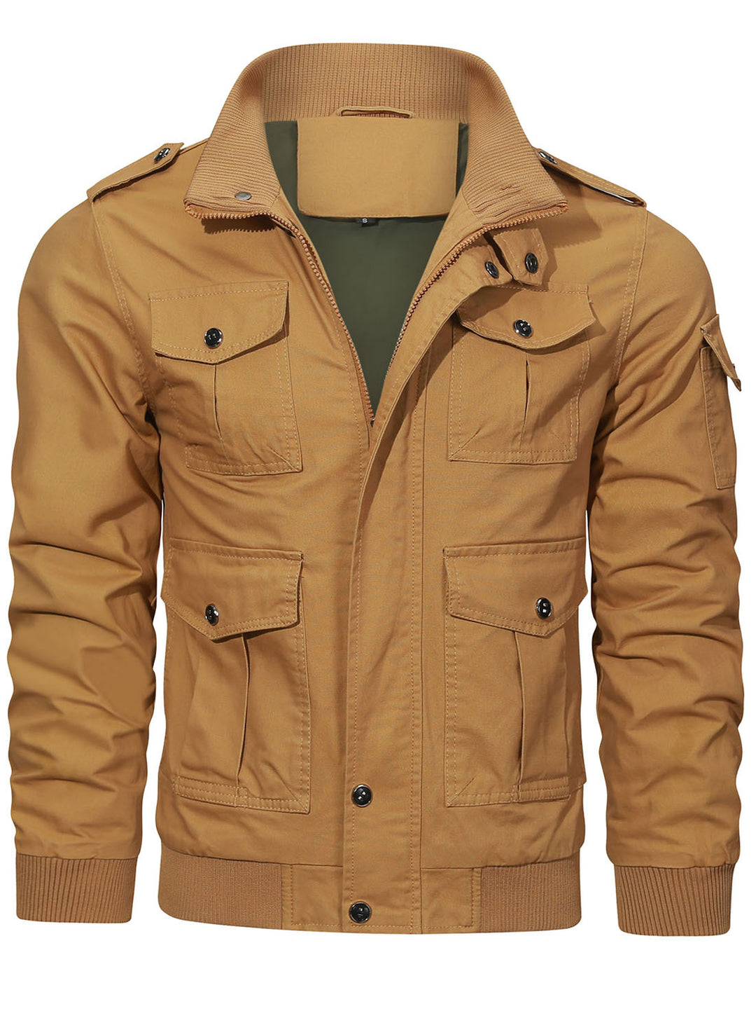 Men's Fashionable Utility Jacket with Practical Pockets Lisslune