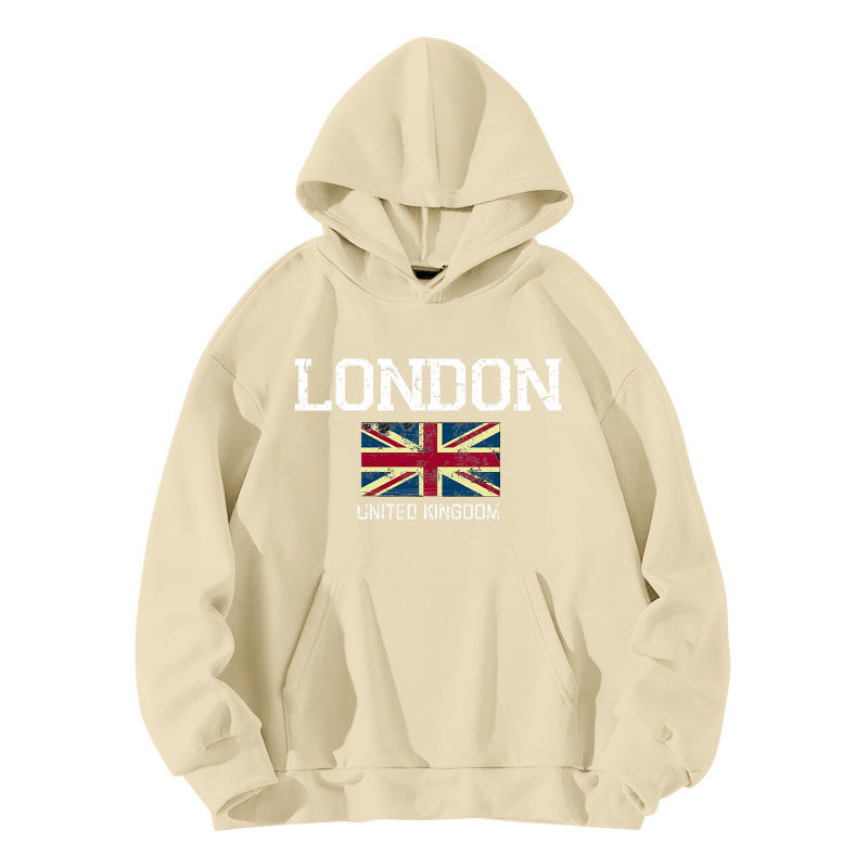 Women's hoodie in urban London style with kangaroo pocket and comfortable fit Lisslune
