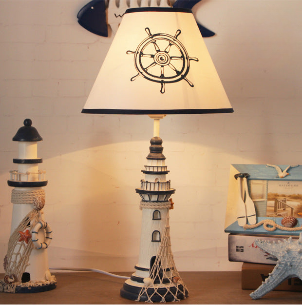 Lisslune | HarborGlow - Nautical Resin Desk Lamp with Simple Head