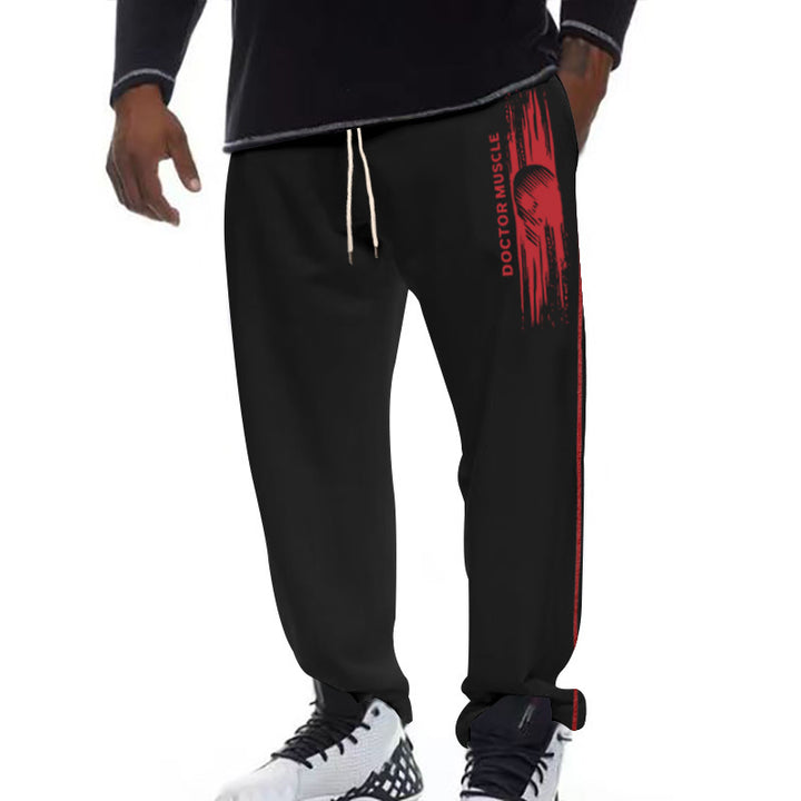 Men's cozy sports jogging pants with side stripes Lisslune