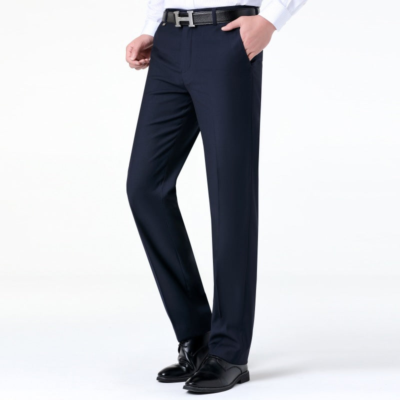 Men's elegant suit trousers with fine textured design Lisslune