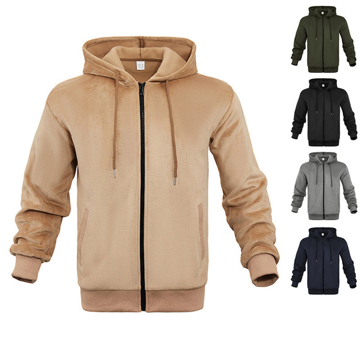 Men's Sporty Hoodie Jacket with Breathable Properties Lisslune