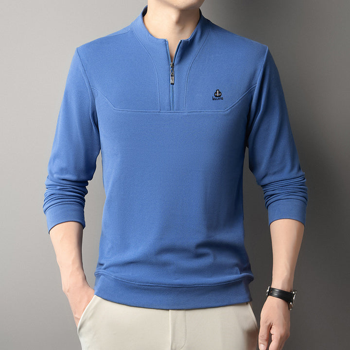 Men's functional pullover with half zipper and modern design Lisslune