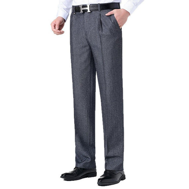 Men's elegant suit trousers with classic cut Lisslune