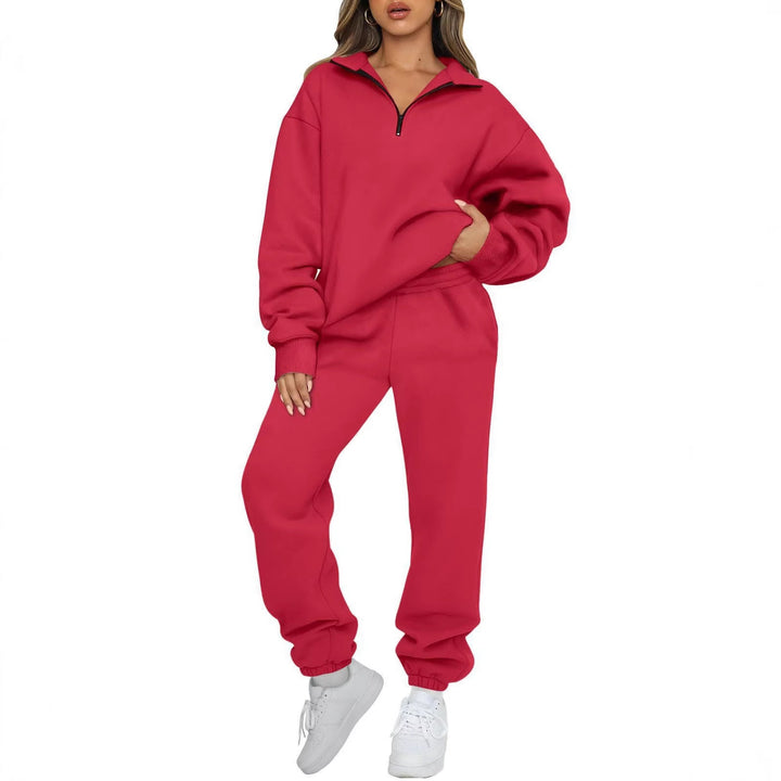 Women's relaxed sweater and jogging pants set Lisslune