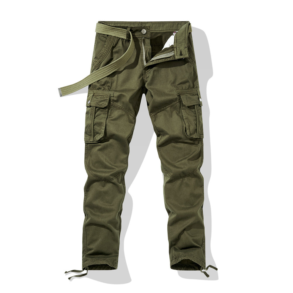 Men's Practical Cargo Pants with Adjustable Waistband and Versatile Pockets Lisslune