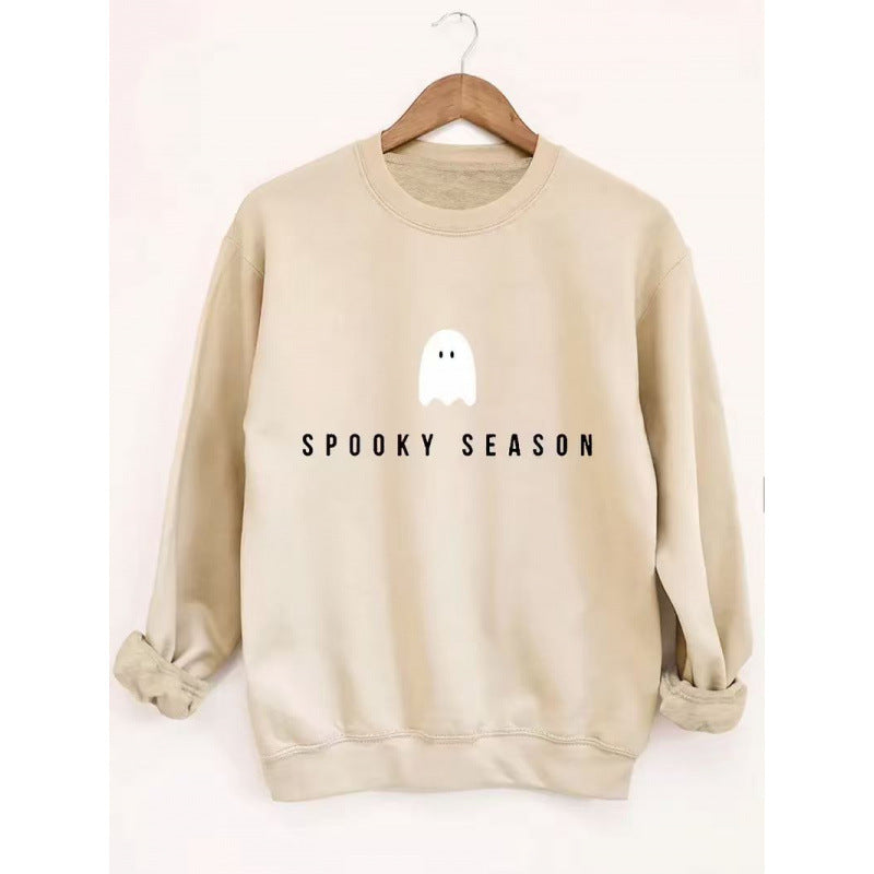 Women's sweatshirt with casual spooky design and soft inner fleece Lisslune