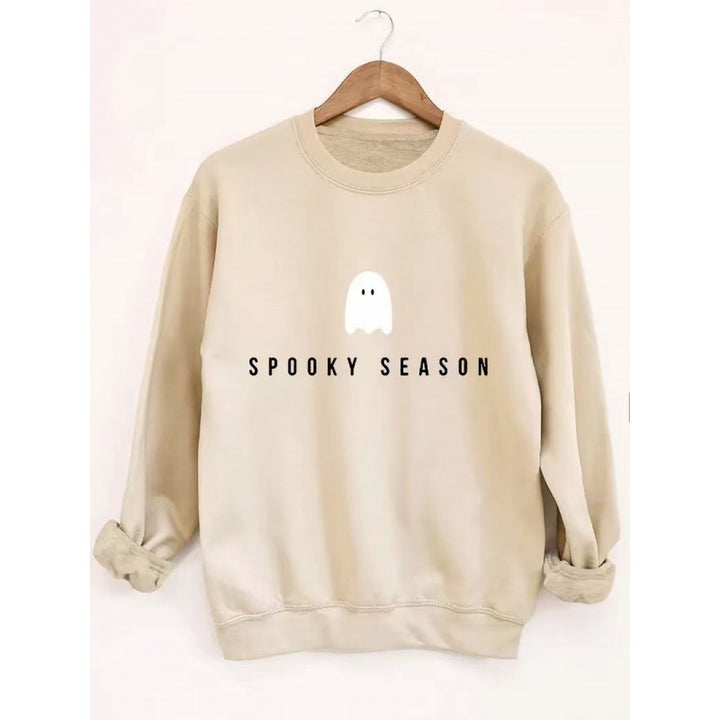 Women's sweatshirt with casual spooky design and soft inner fleece Lisslune