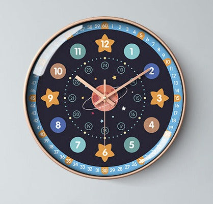 Lisslune | Children's Room Children's Room Silent Clock 12 Inch