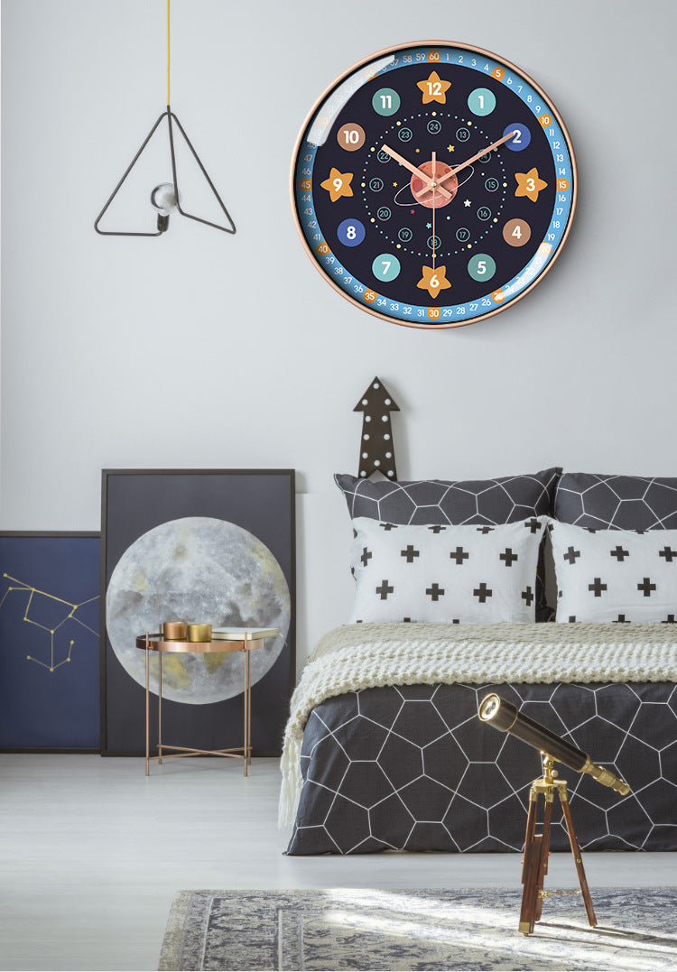 Lisslune | Children's Room Children's Room Silent Clock 12 Inch