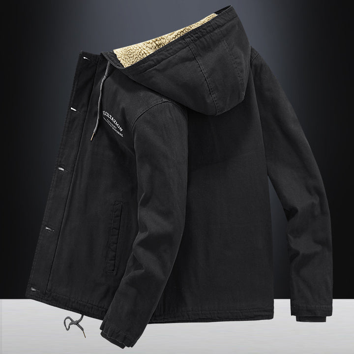 Men's Casual Hooded Jacket Lisslune