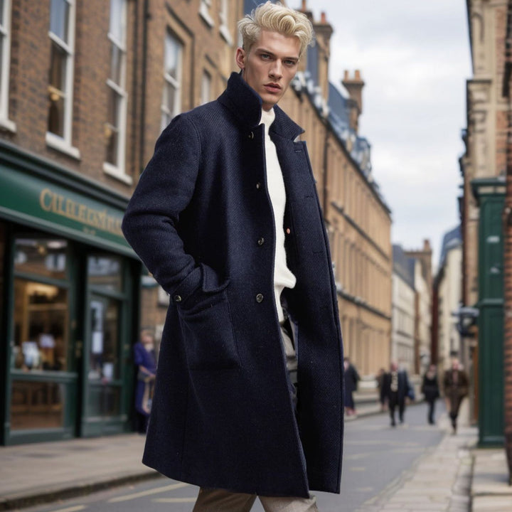 Men's elegant and high-quality wool coat Lisslune