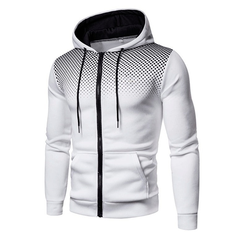 Men's stylish zip hoodie with breathable inserts Lisslune