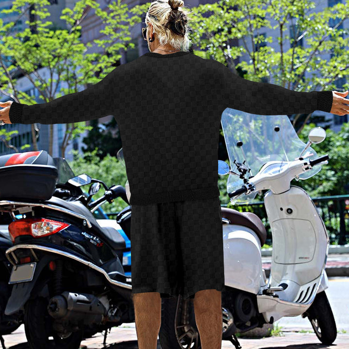 Men's casual sweatshirt and shorts set Lisslune