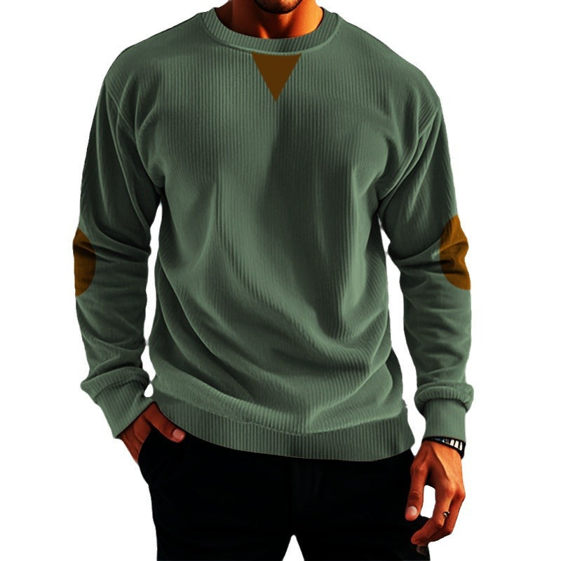 Men's comfortable fleece pullover with texture Lisslune