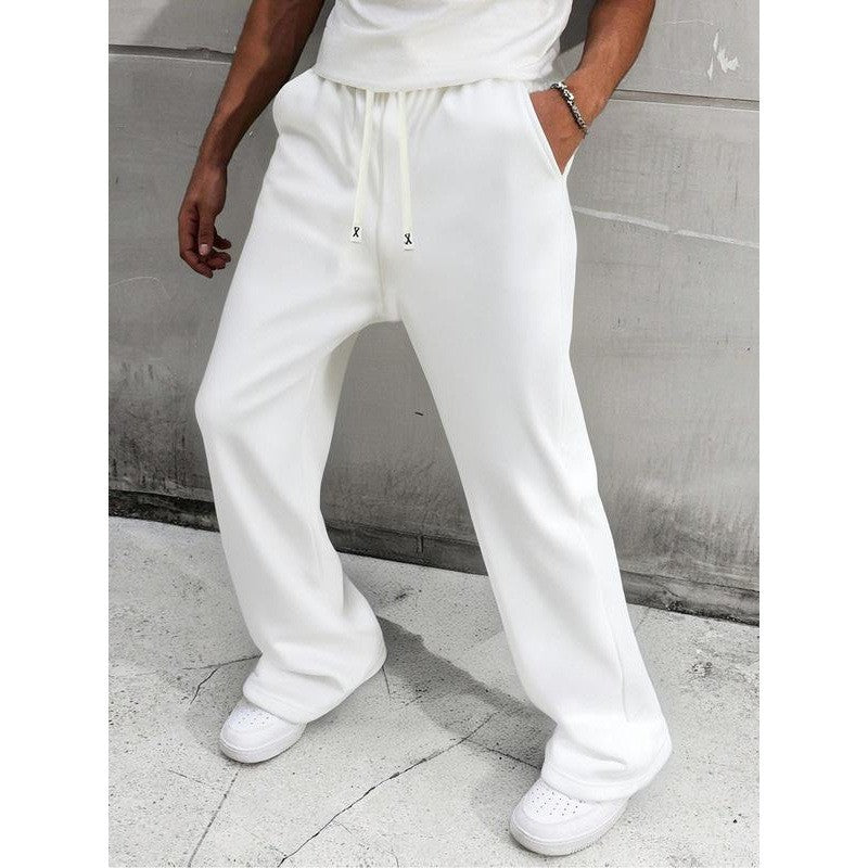 Men's loose fitness pants with elastic waistband and practical pockets Lisslune
