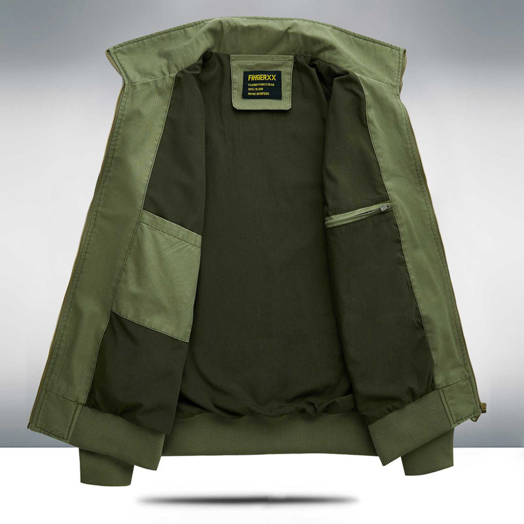 Men's Casual Leisure Jacket with High Collar Lisslune
